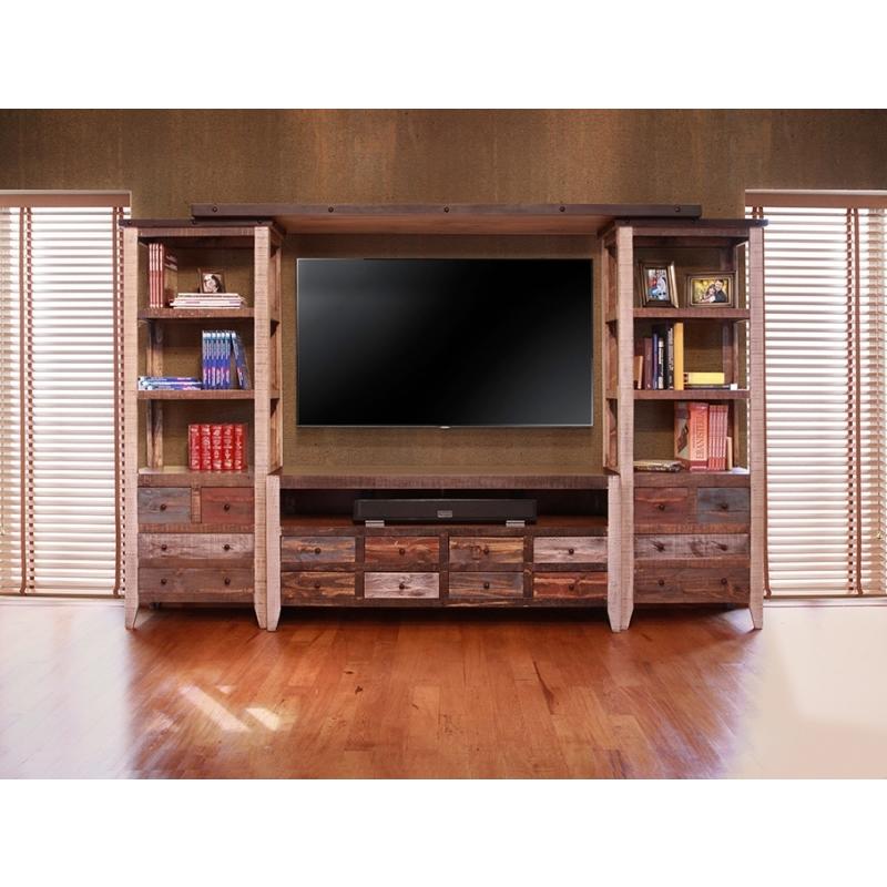 International Furniture Direct Antique TV Stand IFD964STAND IMAGE 4