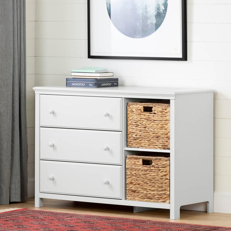 South Shore Furniture Cotton Candy 3-Drawer Kids Dresser 12140 IMAGE 2