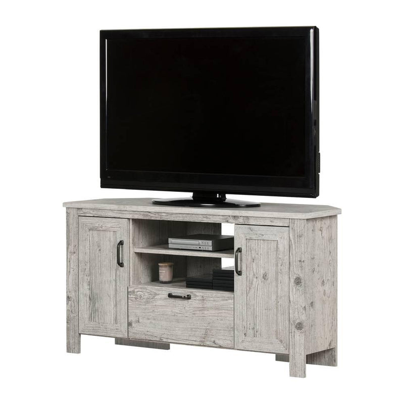 South Shore Furniture Lionel TV Stand with Cable Management 12554 IMAGE 3