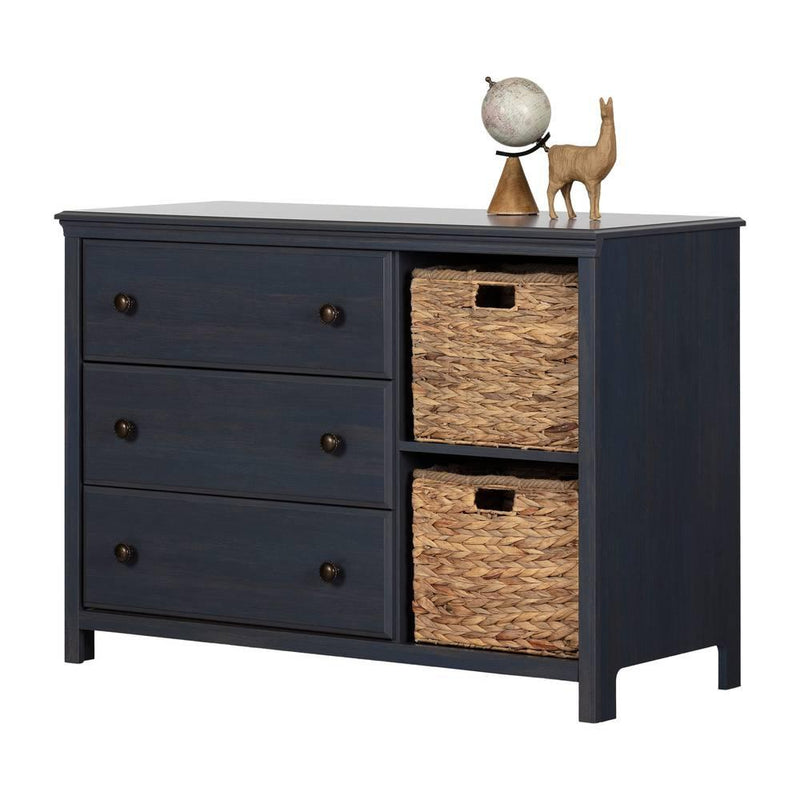 South Shore Furniture Cotton Candy 3-Drawer Kids Dresser 12684 IMAGE 2