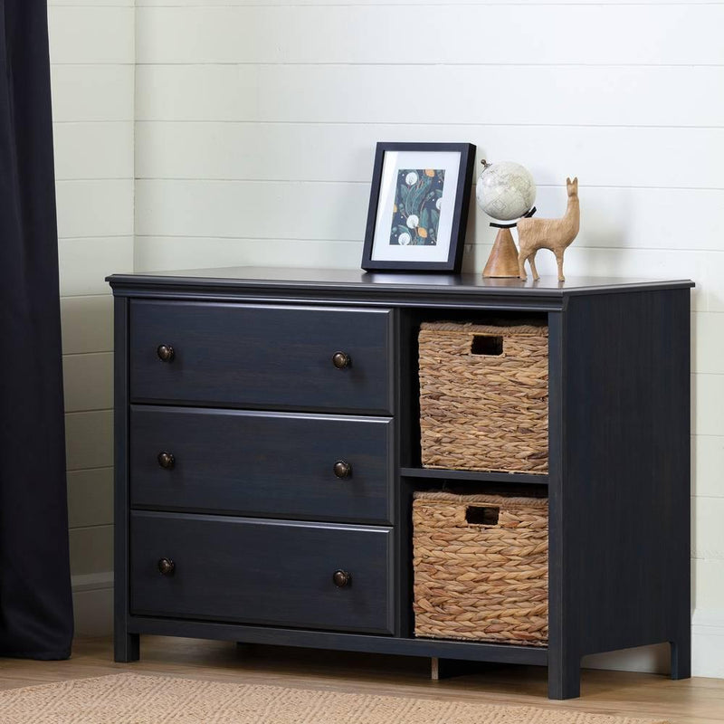 South Shore Furniture Cotton Candy 3-Drawer Kids Dresser 12684 IMAGE 4