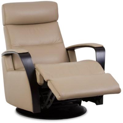 IMG Norway Peak Swivel, Glider Leather Recliner Peak RG 265 Standard Manual Relaxer w/lock - Trend or Sauvage Leather IMAGE 2