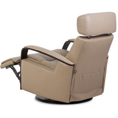 IMG Norway Peak Swivel, Glider Leather Recliner Peak RG 265 Standard Manual Relaxer w/lock - Trend or Sauvage Leather IMAGE 3