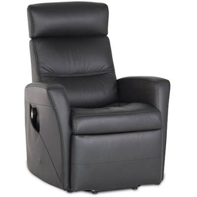 IMG Norway Divani Power Leather Recliner Divani MF 325 Large Dual Motor Lift Chair - Trend or Sauvage Leather IMAGE 1