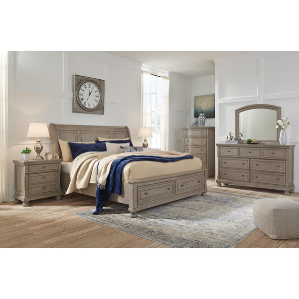 Signature Design by Ashley Lettner B733 7 pc Queen Sleigh Storage Bedroom Set IMAGE 1