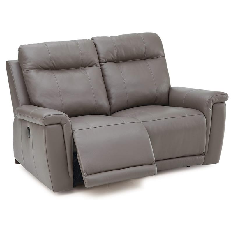 Palliser Westpoint Reclining Leather Loveseat 41121-63-VENICE-COAL IMAGE 1