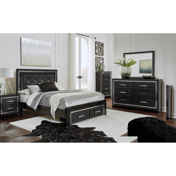 Signature Design by Ashley Kaydell B1420 9 pc Queen Panel Storage Bedroom Set IMAGE 1