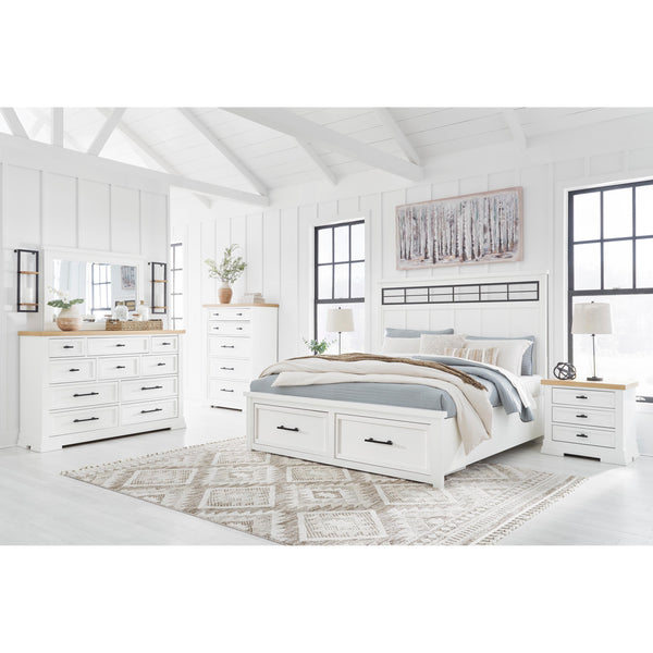 Signature Design by Ashley Ashbryn B844 8 pc Queen Panel Bedroom Set IMAGE 1