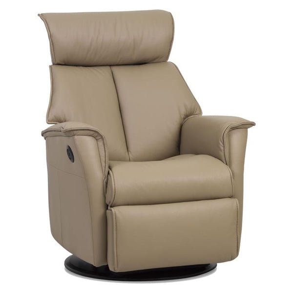 IMG Norway Boss Power Swivel, Glider, Rocker Leather Recliner Boss RM187 Compact Motorized Relaxer w/ No Lock - Trend or Sauvage Leather IMAGE 1