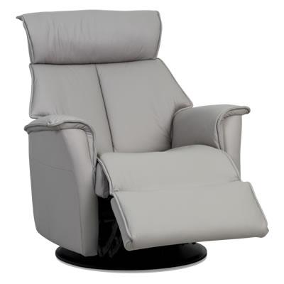 IMG Norway Boss Power Swivel, Glider, Rocker Leather Recliner Boss RM187 Compact Motorized Relaxer w/ No Lock - Trend or Sauvage Leather IMAGE 6