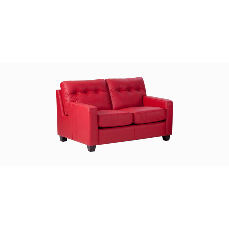 Jaymar Todd Stationary Leather Loveseat TODD-002-FC47 IMAGE 1