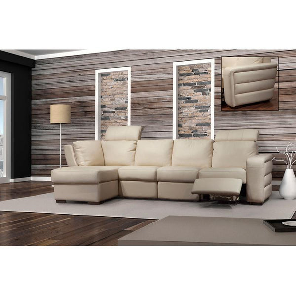 Fornirama Leather 3 pc Sectional 4745-3PCE IMAGE 1