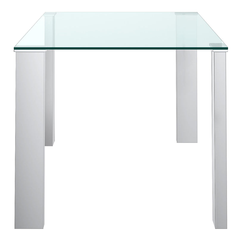 Worldwide Home Furnishings Frankfurt Dining Table with Glass Top 201-165 IMAGE 4