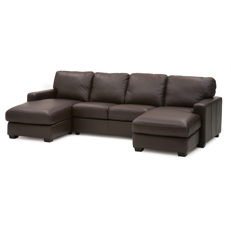 Palliser Westend Leather 3 pc Sectional 77322-14/77322-15/77322-16-TULSAII-DARKBROWN IMAGE 1