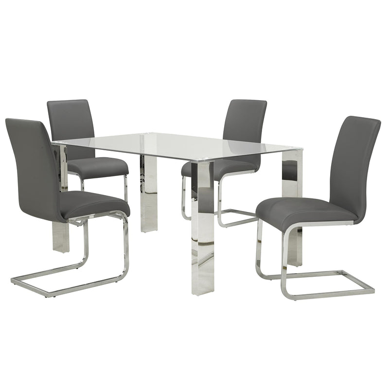 Worldwide Home Furnishings Maxim Dining Chair 202-489GY IMAGE 5