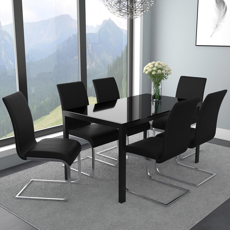 Worldwide Home Furnishings Maxim Dining Chair 202-489BK IMAGE 4