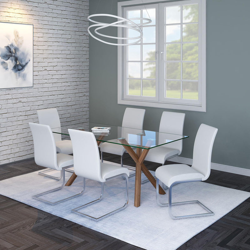 Worldwide Home Furnishings Maxim Dining Chair 202-489WT IMAGE 4