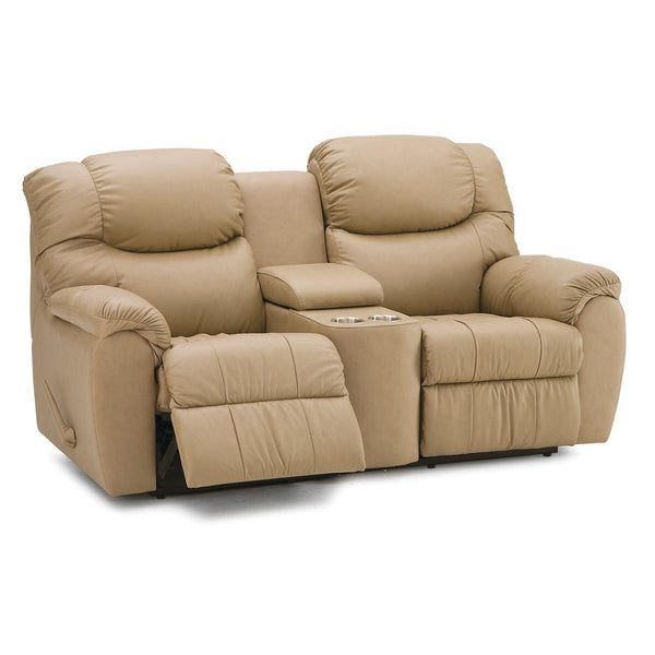 Palliser Regent Manual Reclining Leather Loveseat 41094-58 IMAGE 1