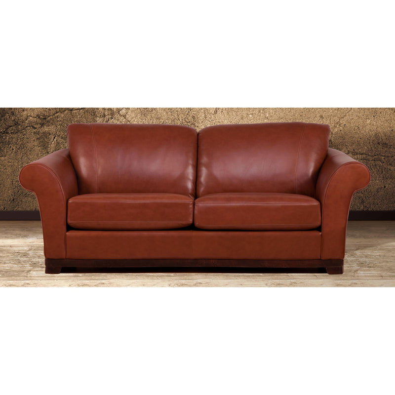 Jaymar Nicolas Stationary Leather Sofa NICOLAS-095-YC33 IMAGE 2