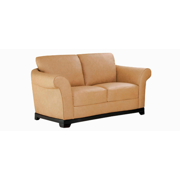 Jaymar Nicolas Stationary Leather Loveseat NICOLAS-002-ST34 IMAGE 1