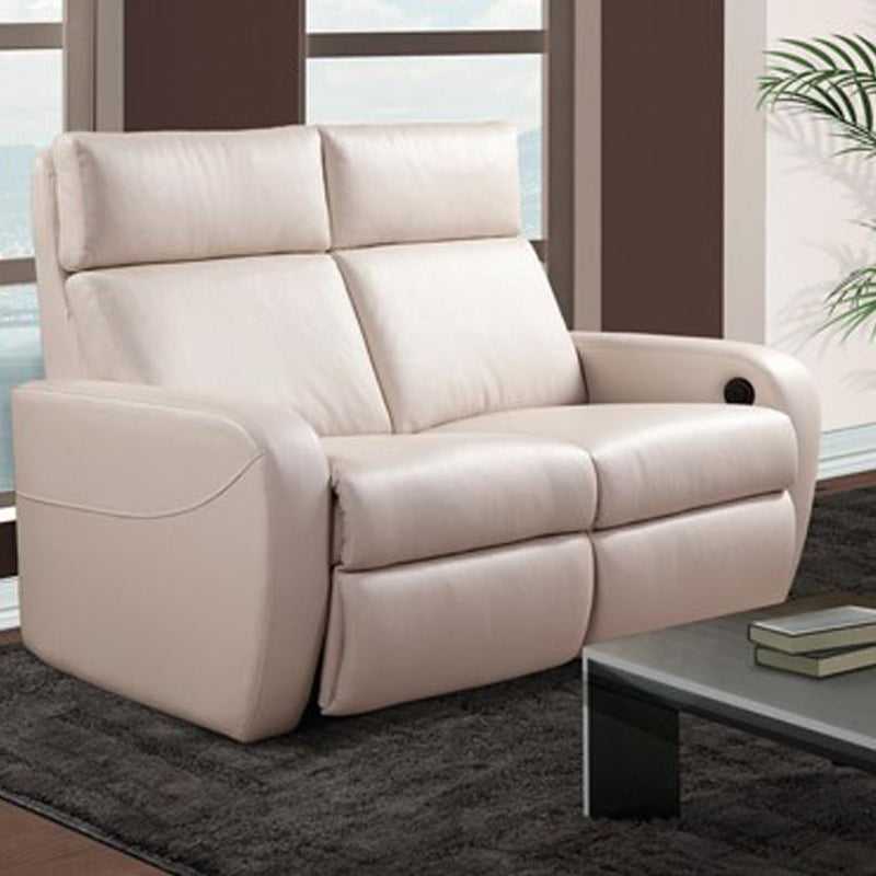 Bugatti Design Cosenza Reclining Leather Look Loveseat COSENZA-L IMAGE 1