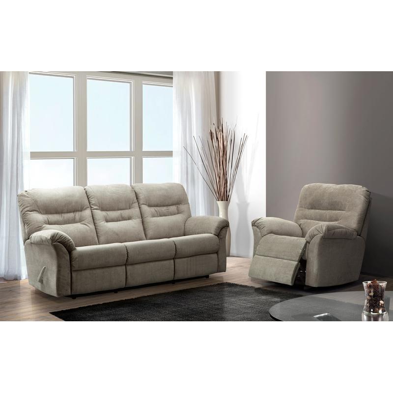 Elran Madeline Reclining Fabric Loveseat 2057-100/2057-110 IMAGE 1