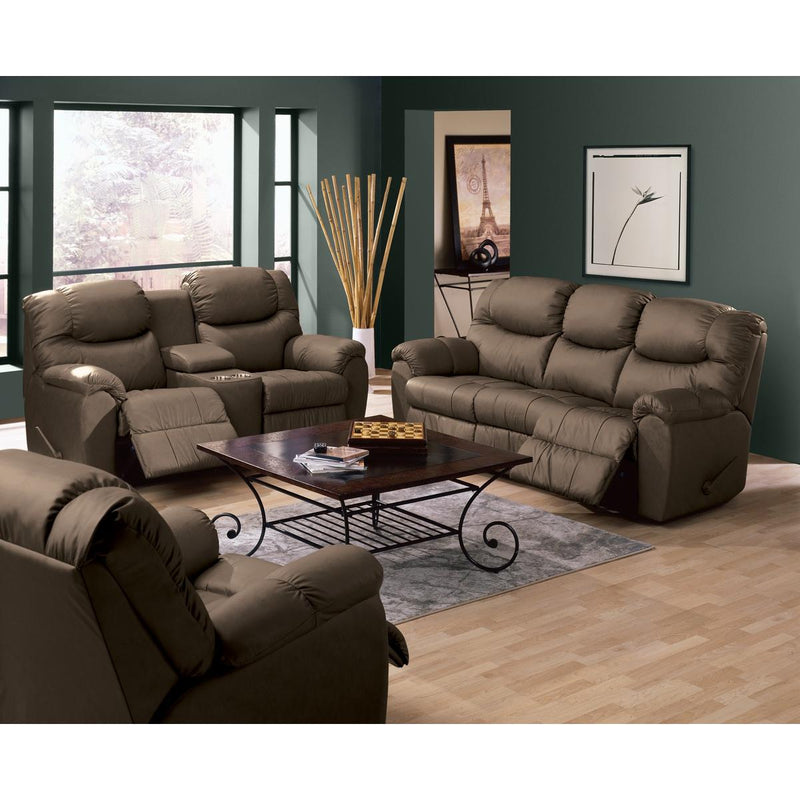 Palliser Regent Reclining Fabric Sofa 46094-51-ADMIRAL-CHOCOLATE IMAGE 2