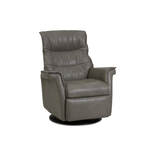 IMG Norway Chelsea Swivel, Glider Leather Recliner Chelsea RG 199 Compact Manual Relaxer - Prime Grade Leather IMAGE 1