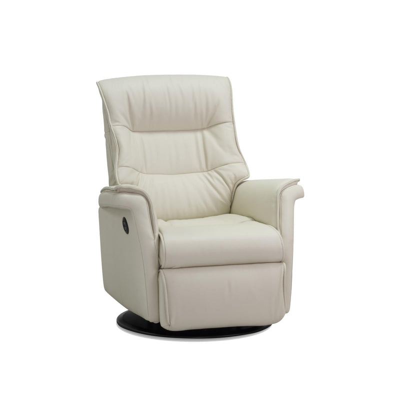 IMG Norway Chelsea Swivel, Glider Leather Recliner Chelsea RG 199 Compact Manual Relaxer - Prime Grade Leather IMAGE 5