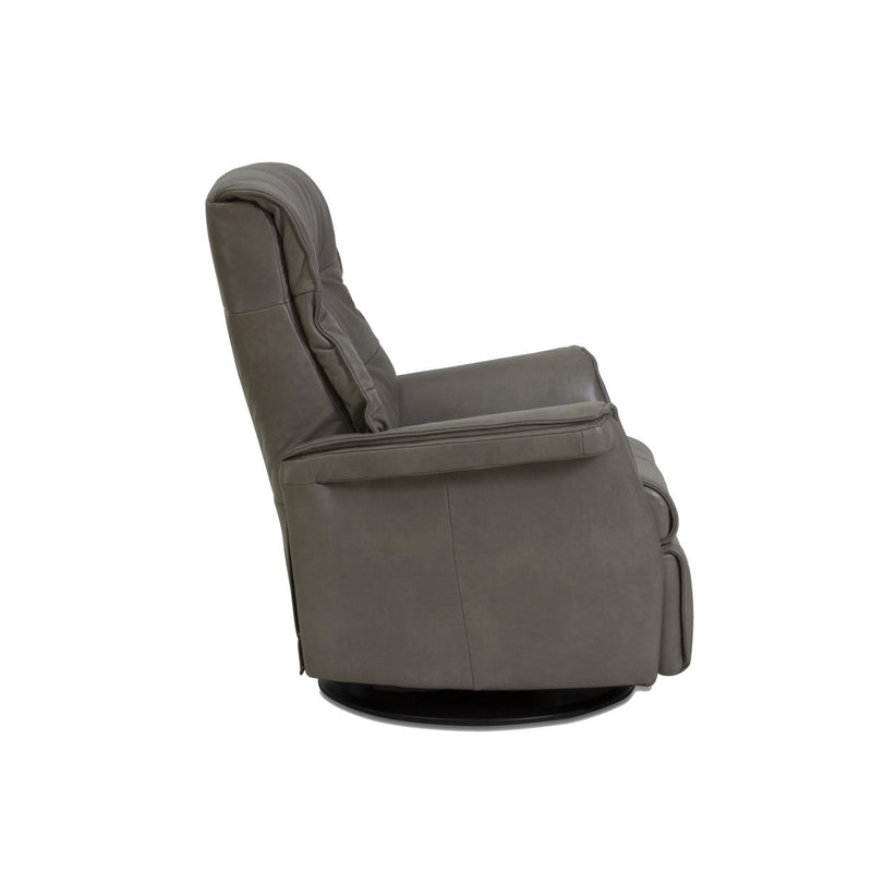 IMG Norway Chelsea Power Swivel, Glider Leather Recliner Chelsea RM 199 Compact Motorized Relaxer - Prime Grade Leather IMAGE 2