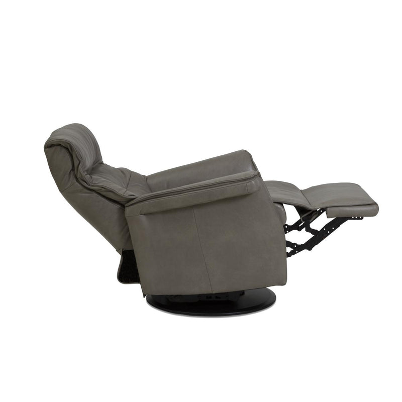 IMG Norway Chelsea Power Swivel, Glider Leather Recliner Chelsea RM 199 Compact Motorized Relaxer - Trend or Sauvage Leather IMAGE 3