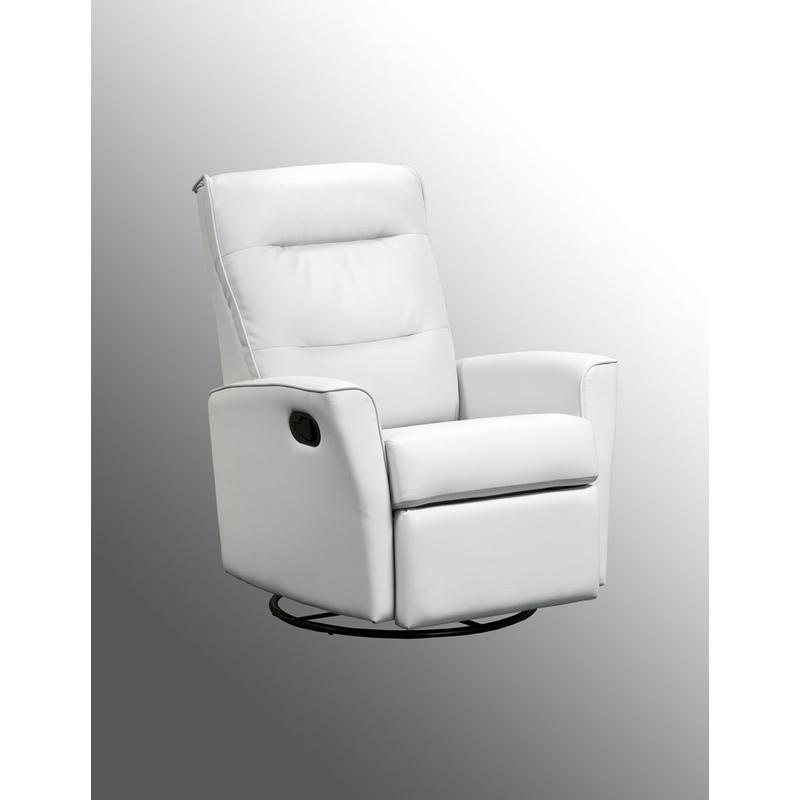 Elran Power Rocker Leather Recliner Relaxon L0342-MEC-SG-OP Swivel Power Glider Rocker Recliner (160º) IMAGE 1