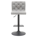 Worldwide Home Furnishings Dex Ii 203-153GY Adjustable Air Lift Stool - Grey and Black IMAGE 5