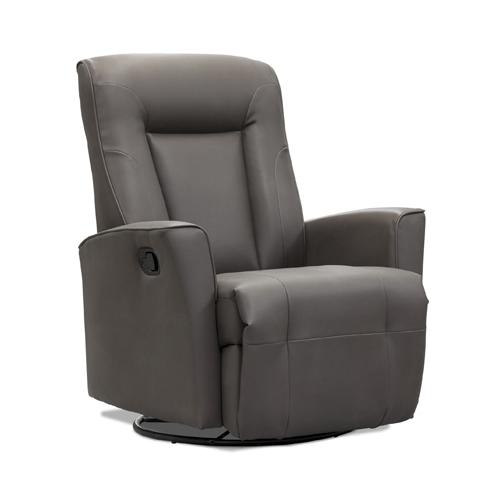 Elran Glider, Rocker Leather Recliner L0812-MEC-GL Glider Rocker Recliner IMAGE 1