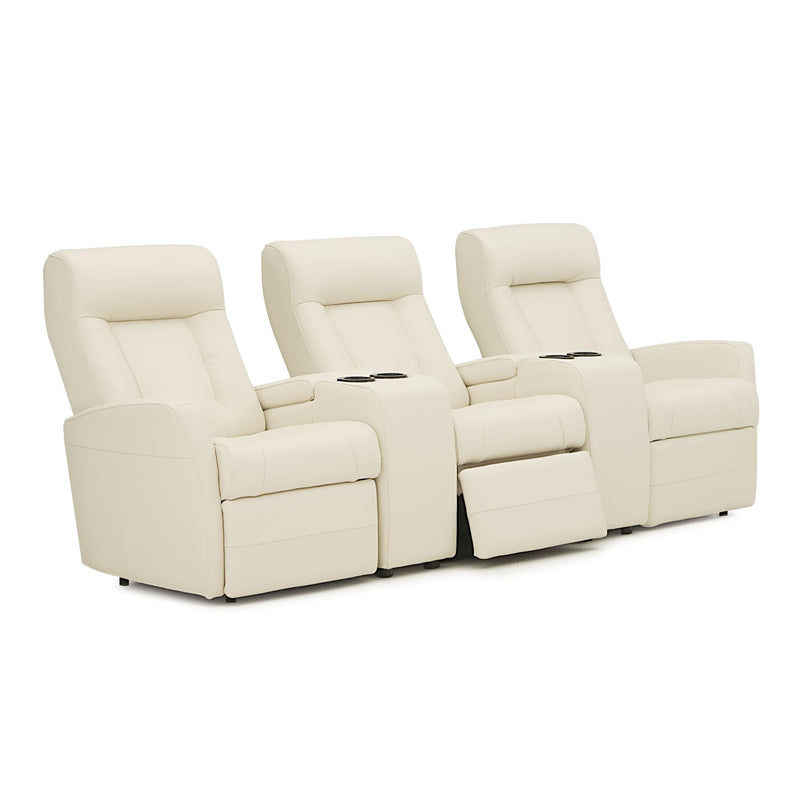 Palliser Banff II Power Reclining Leather 5 pc Sectional 42210-67/42210-W2/42210-60/42210-W2/42210-66-VENICE-BISQUIT IMAGE 2