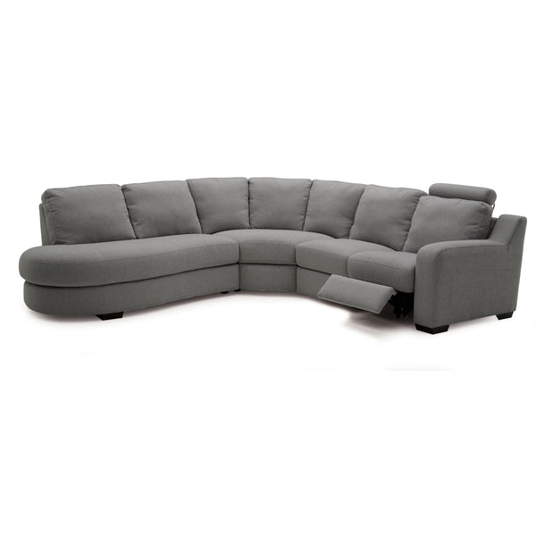 Palliser Flex Reclining Fabric 3 pc Sectional 70503-8R/70503-09/70503-20-MILA-GREY IMAGE 1