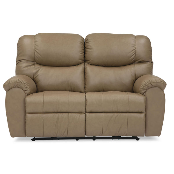 Palliser Regent Leather Loveseat 41094-03-GLOVE-PALOMINO IMAGE 1