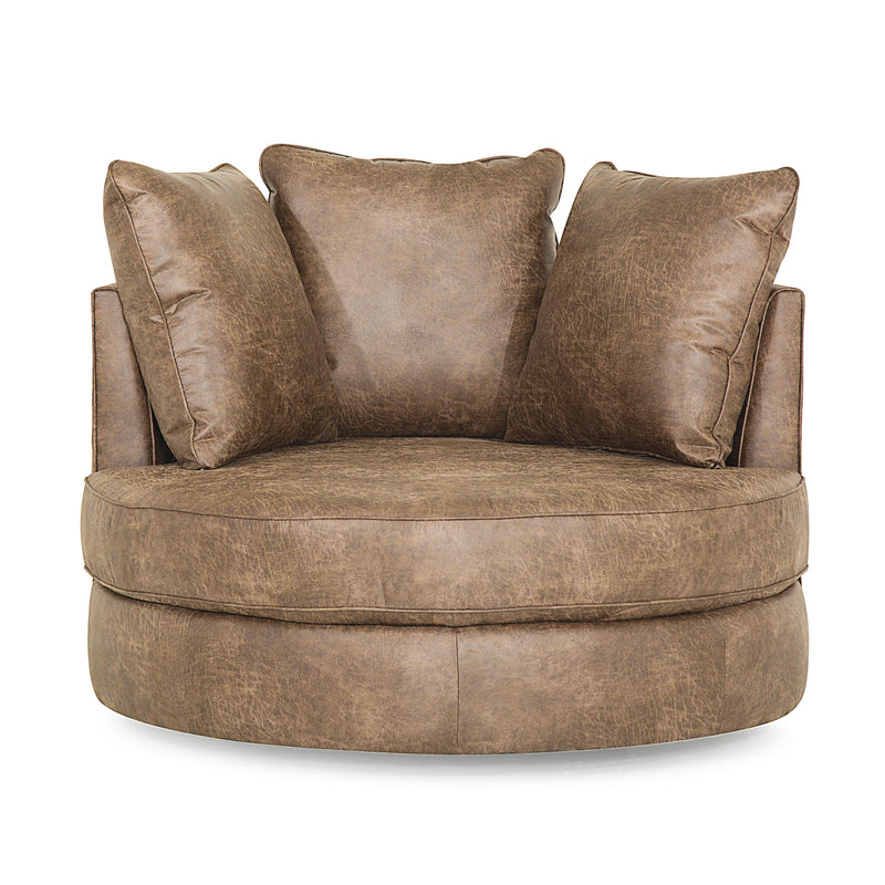 Palliser Sutton Swivel Fabric Accent Chair 70041-33-PALACE-SILT IMAGE 2