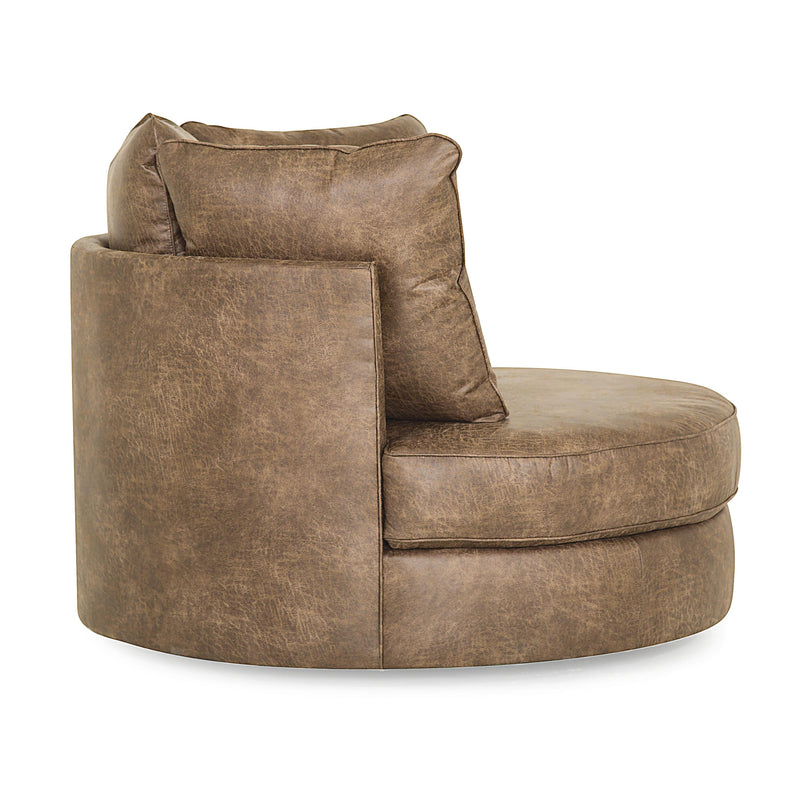 Palliser Sutton Swivel Fabric Accent Chair 70041-33-PALACE-SILT IMAGE 3