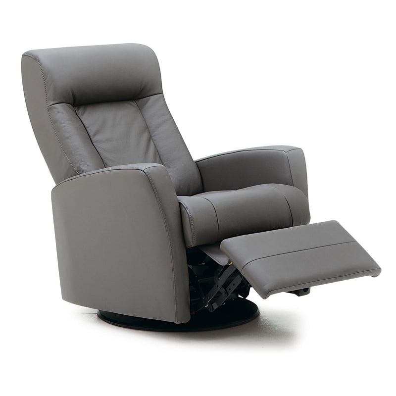 Palliser Banff II Power Swivel, Glider Leather Recliner 42210-38-BROADWAY-GRANITE IMAGE 7