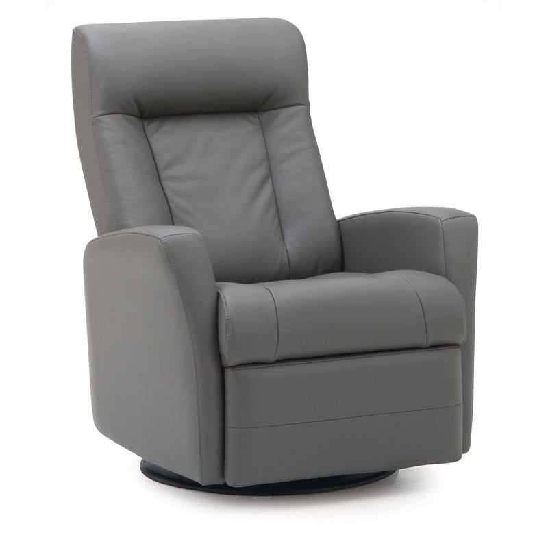 Palliser Banff II Power Swivel, Glider Leather Recliner 42210-38-BROADWAY-GRANITE IMAGE 8