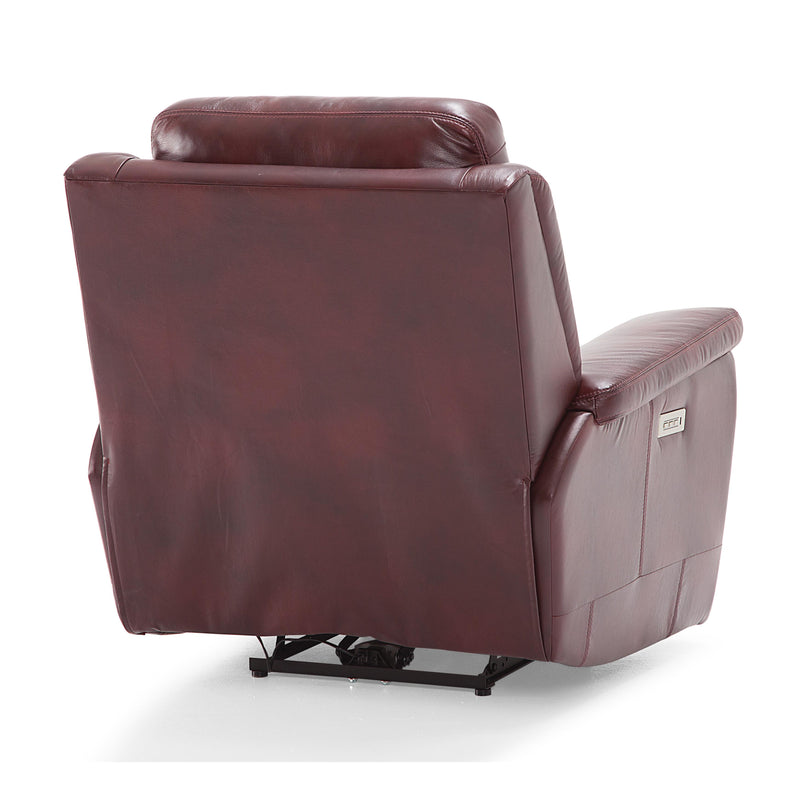 Palliser Asher Power Leather Recliner with Wall Recline 41065-L9-ALFRESCO-SEPIA IMAGE 4