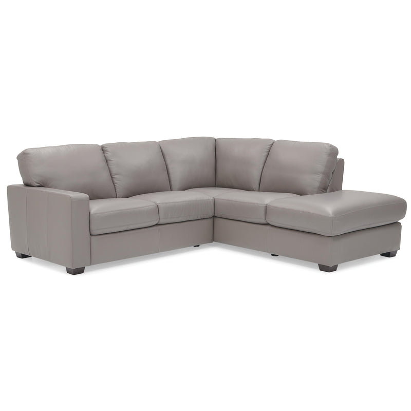 Palliser Westend Leather 2 pc Sectional 77322-07/77322-35-TULSAII-STORM IMAGE 1