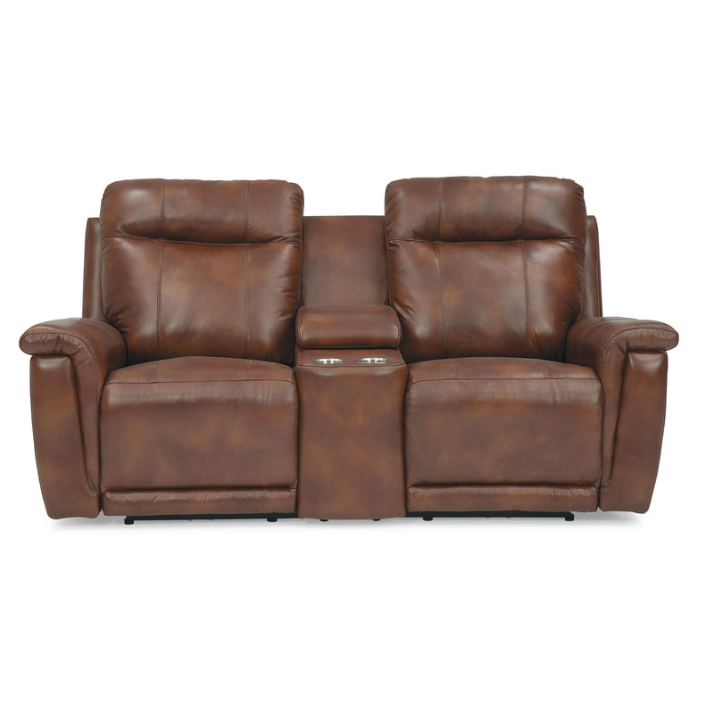 Palliser Westpoint Power Reclining Leather Loveseat 41121-68-ALFRESCO-BRANDY IMAGE 2