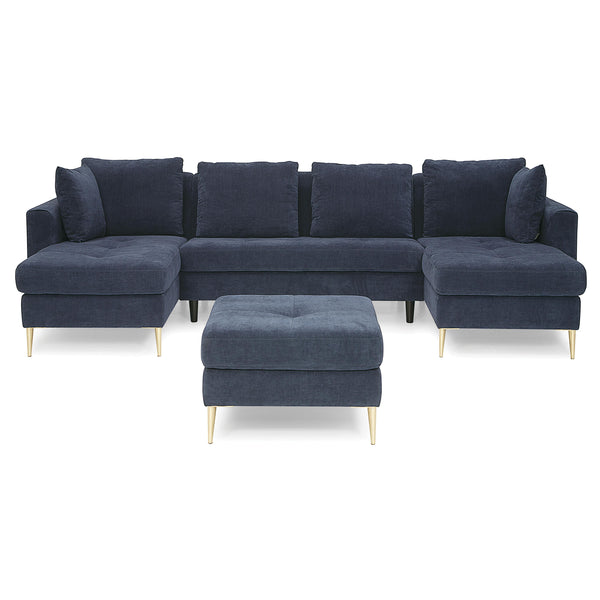 Palliser Sherbrook Fabric 3 pc Sectional 77407-14/77407-15/77407-16/77407-04-SOFIA-MIDNIGHT IMAGE 1