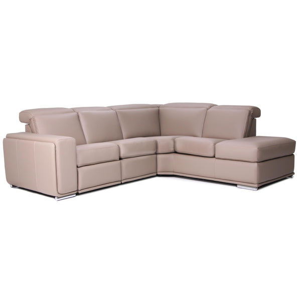 Jaymar Amsterdam Power Reclining Leather 3 pc Sectional Amsterdam 041/051/024 3 pc Reclining Sectional - Madras Cobblestone IMAGE 1