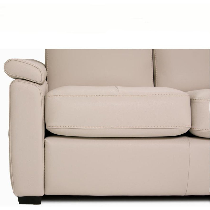 Jaymar London Stationary Leather Loveseat LONDON-002-Illusion Grege IMAGE 3