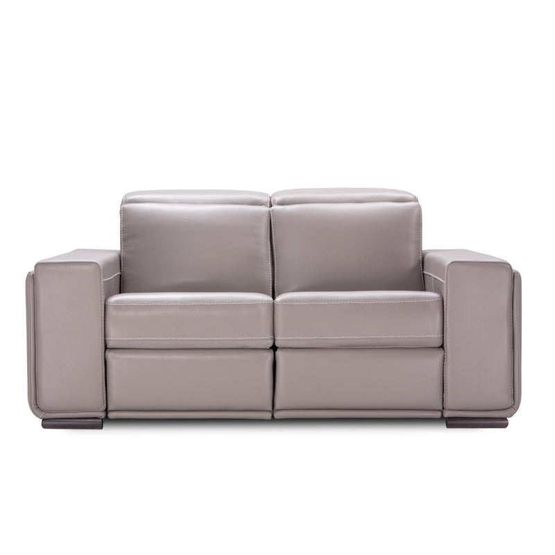 Jaymar Amsterdam Power Reclining Leather Loveseat Amsterdam Power Reclining Loveseat - Princess Sterling IMAGE 2