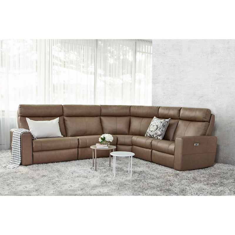 Elran Kendall Power Reclining 5 pc Sectional Kendall 4058-ECOP 5 pc Power Sectional IMAGE 2