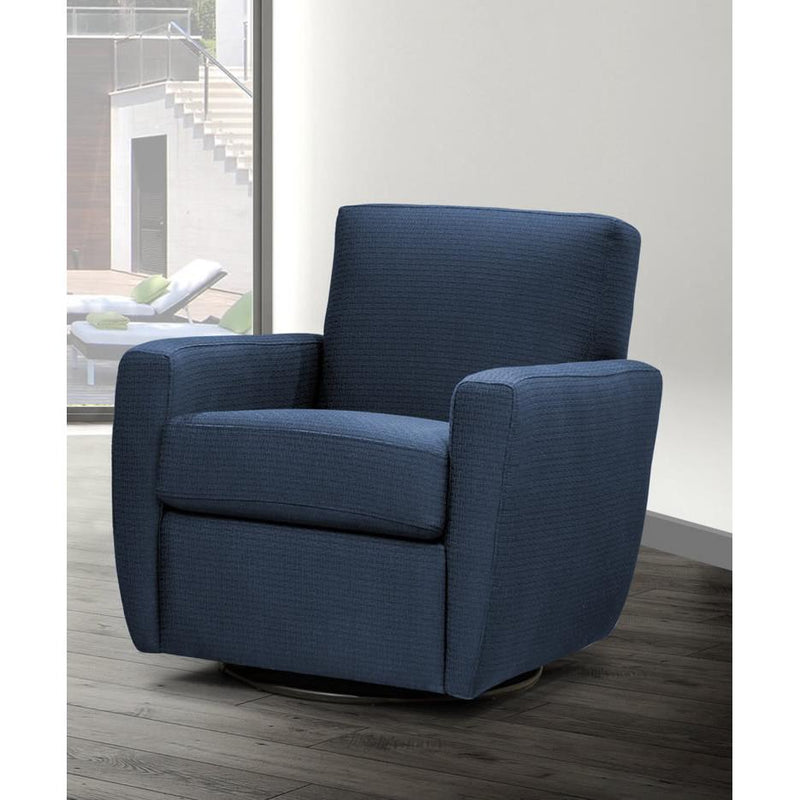 Bugatti Design Futura Swivel Fabric Chair Futura Swivel Rocking Chair - Blue IMAGE 1